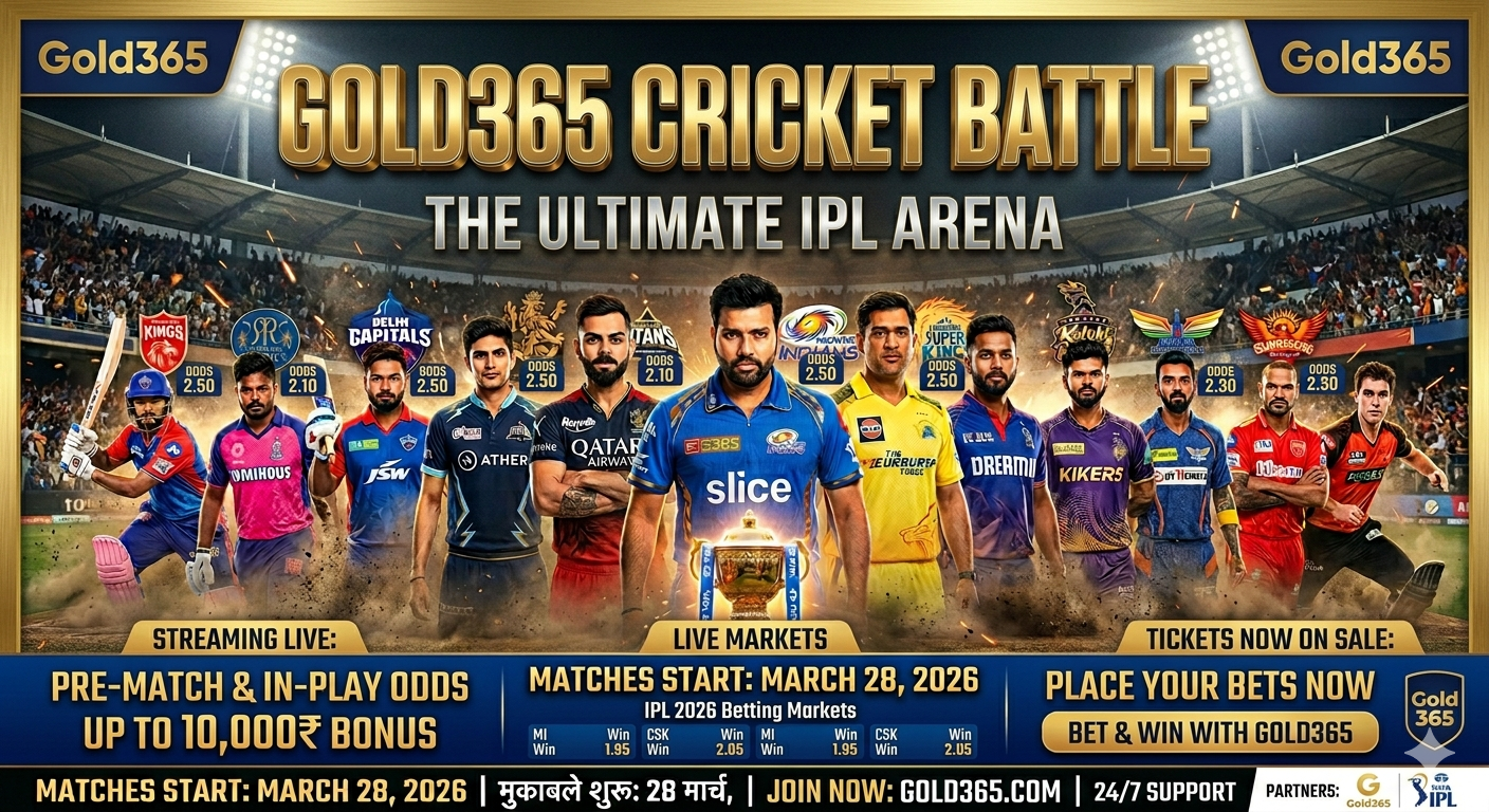 IPL Betting ID – Get Your Gold365 IPL Betting ID Now 100% Safe