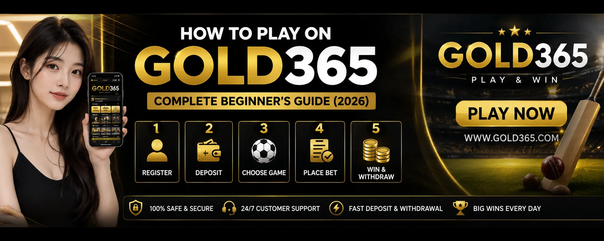 How to Play on Gold365 – Step by Step Betting Guide 2026